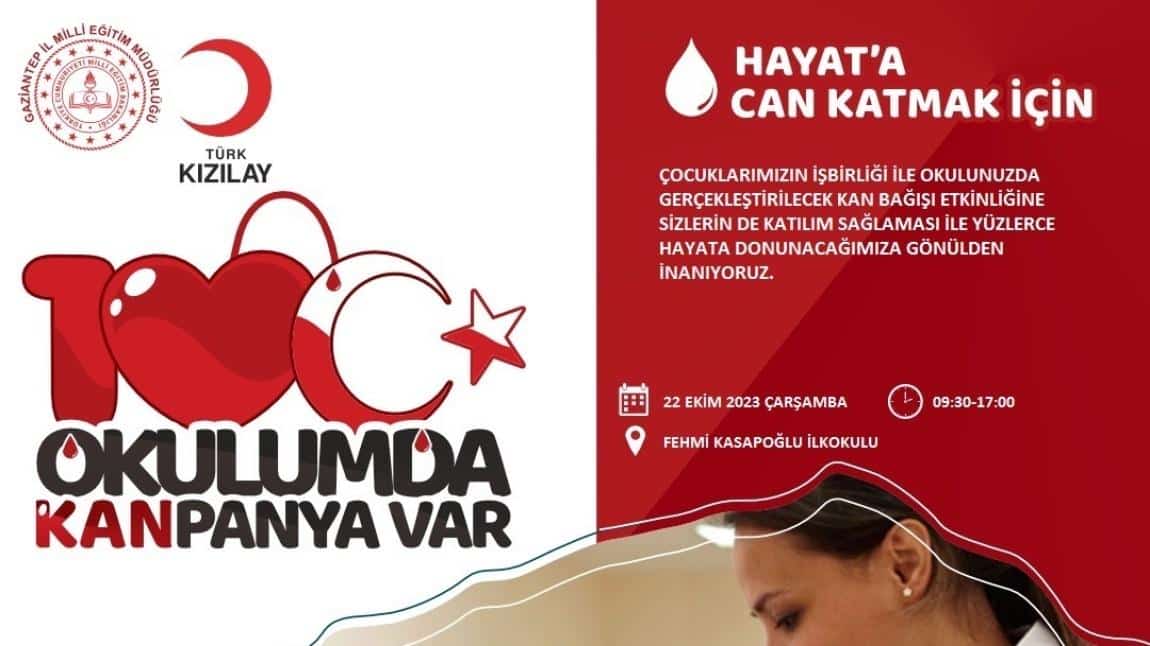 Kızılay Kan Bağışı Kampanyası